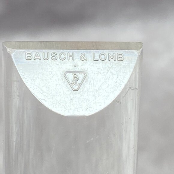 Bausch & Lomb Acrylic Magnifying Ruler With Black Case 8" Durable Optical Tool - Picture 10 of 15